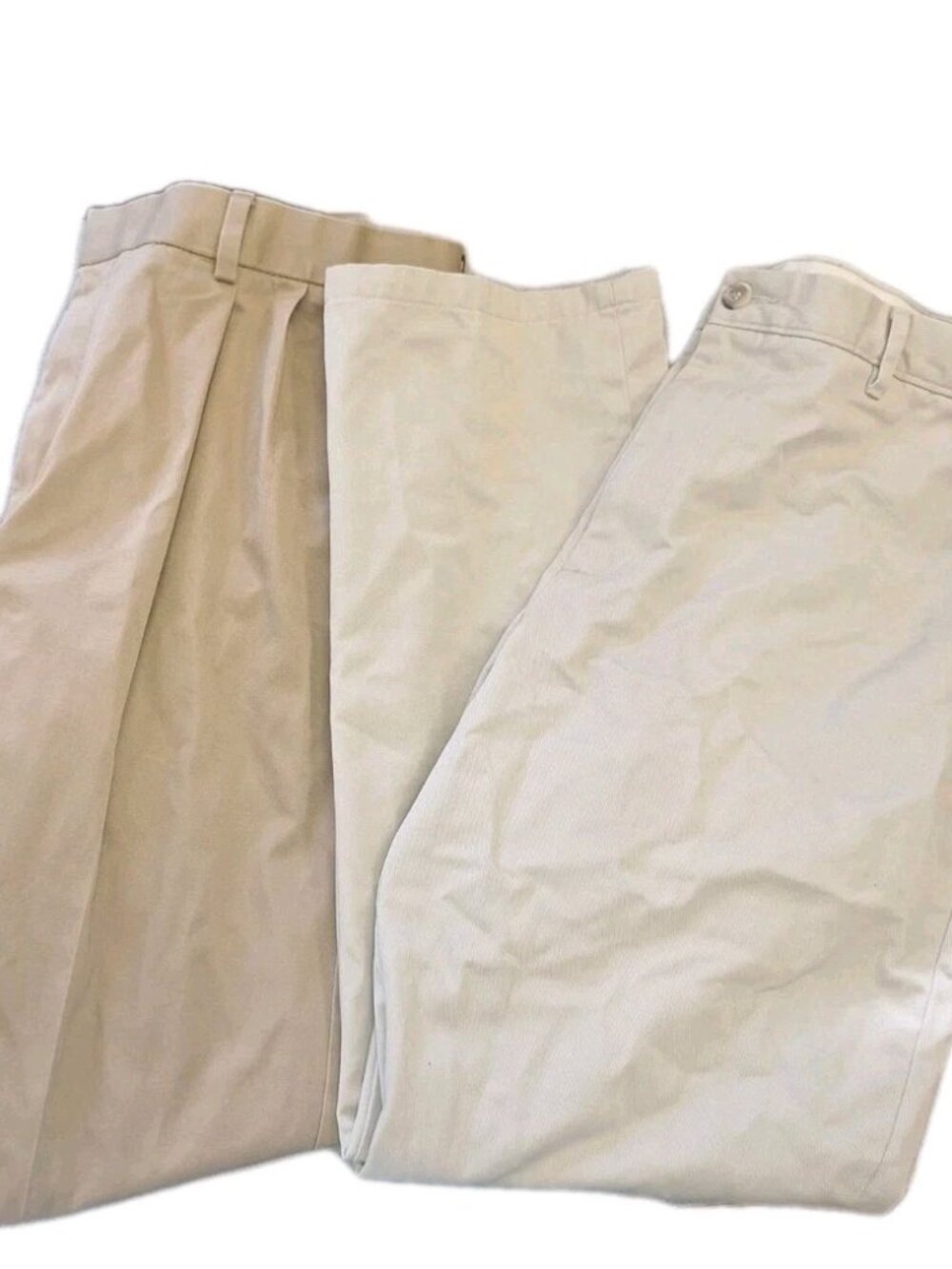 Dockers Mens Beige Pants 36x32 Lot Of 2